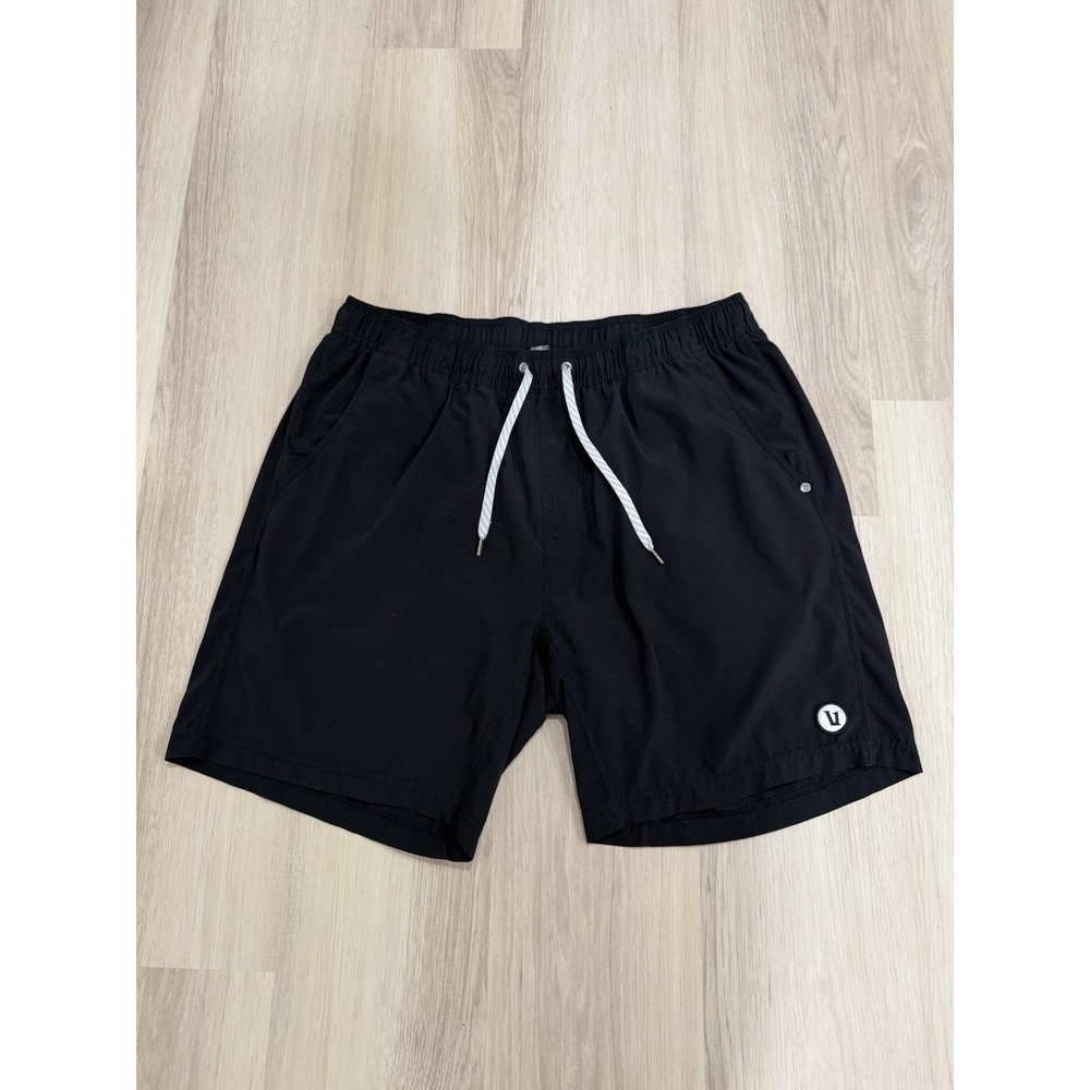 Vuori Kore Shorts Lined 7" Mens XXL Black Stretch Performance V302
